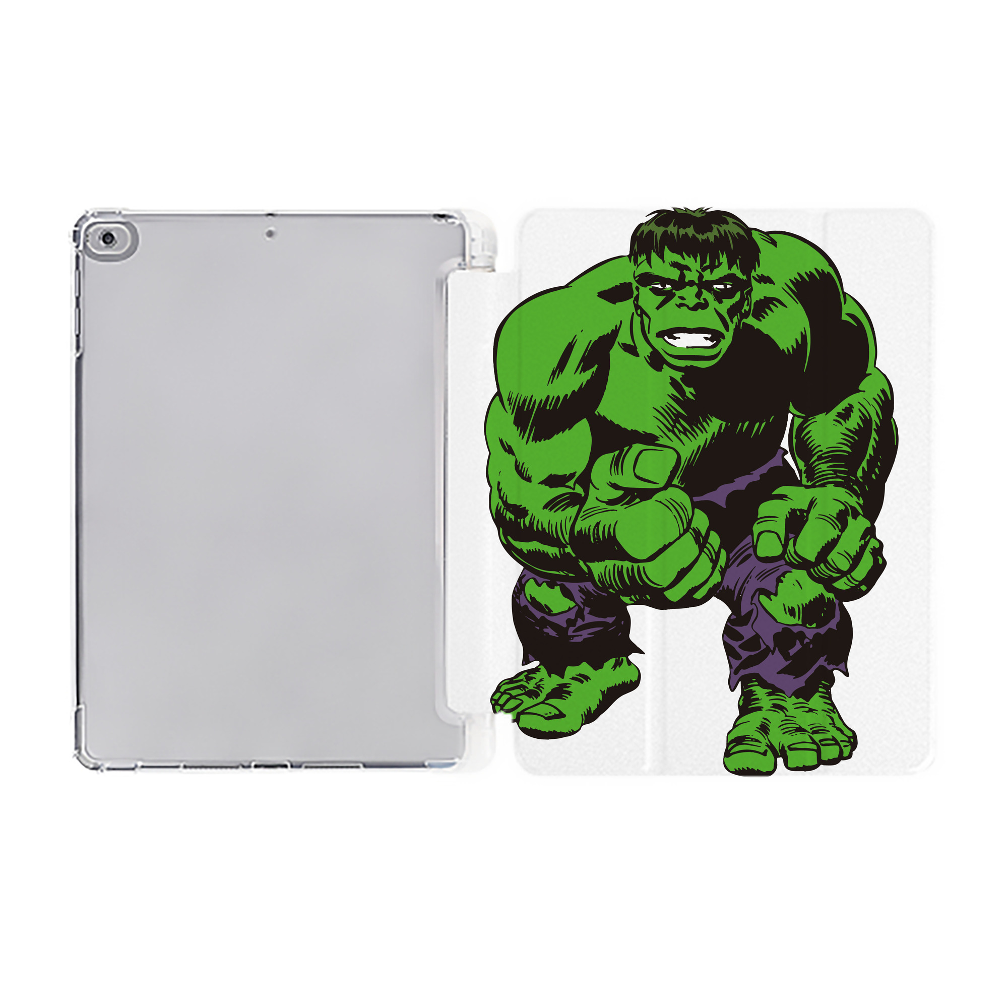 （画像用） アベンジャーズ The Avengers IPad ケース ペン収納付き 三つ折りスタンド PUレザー×シリコン 対応機種9.5/10.5/10.9インチ